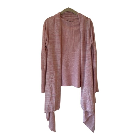 Prana Pink Bubblegum Blush Loveland Wrap Cardigan Sweater Size Smallll - Picture 9 of 11
